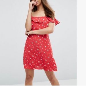 ASOS Cold Shoulder Sundress in Ditsy Floral. NWOT
